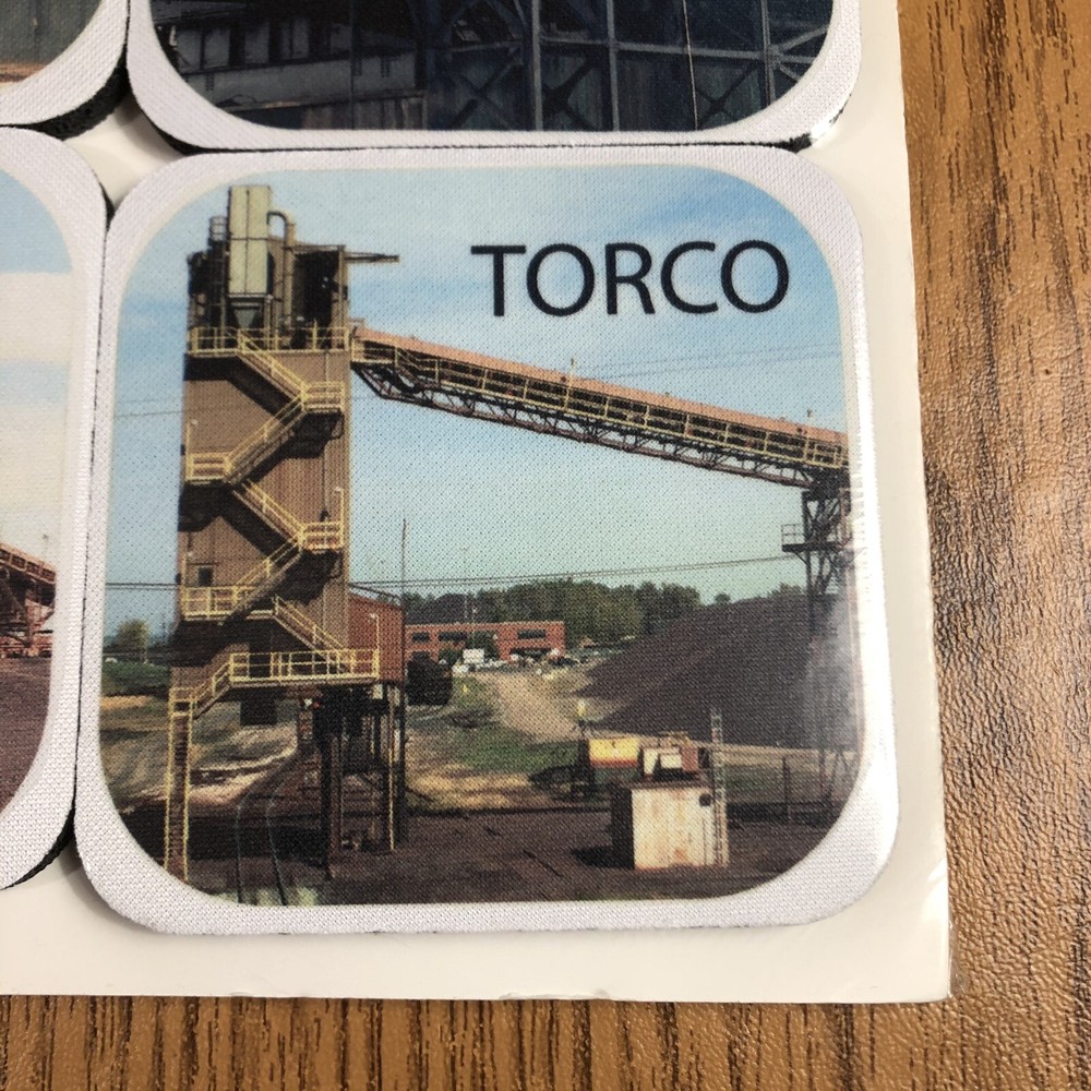 CSX Toledo Dock Beverage Coasters (Set 4 Sealed) *RARE*
