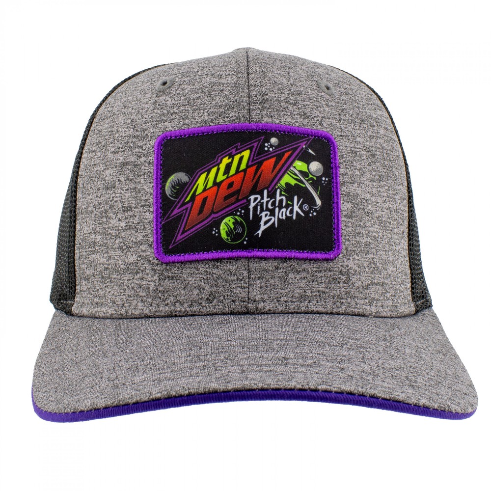 Mountain Dew Pitch Black Patch Cotton Twill Hat Black