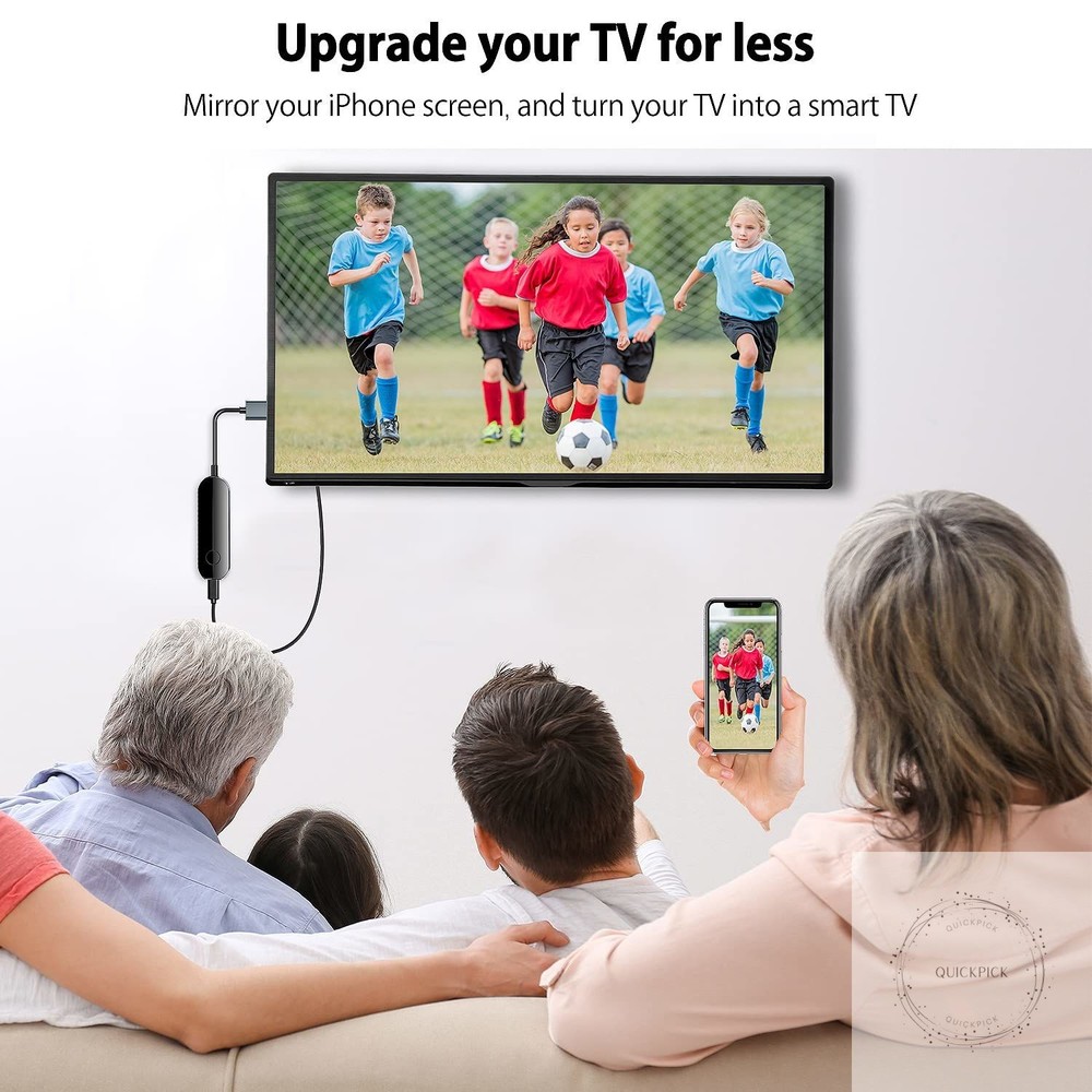 iOS Wireless HDMI Display Adapter (iOS only), Streaming Device for All iPhone Mo