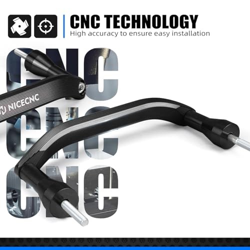 Grab Handle Billet Aluminum Motorcycle Rear Handle Compatible with Black