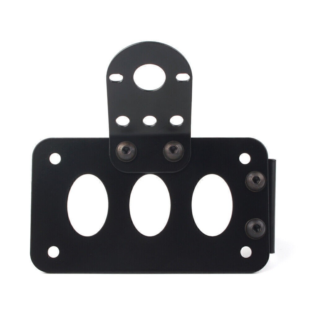 For Harley Choppers Side Mount Motor Tail Light w/ License Plate Bracket Holder