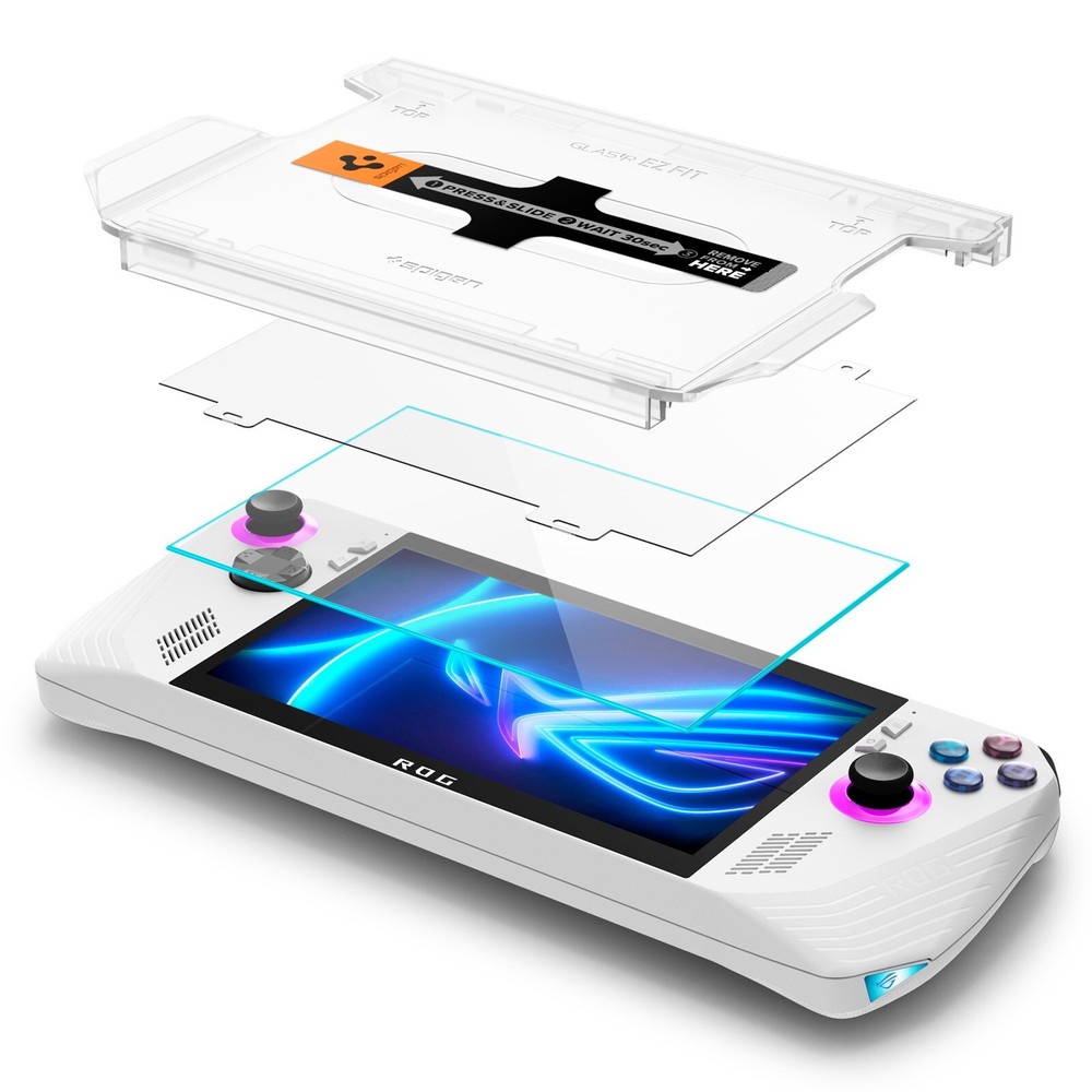 For ASUS ROG Ally 2023 | Spigen GLAS.tR EZ Fit Screen Protector 2 Pack