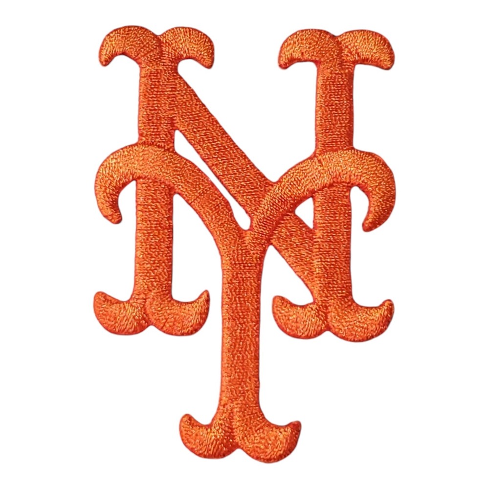 New York Mets Patch. Embroidered. Iron On Backing 3"x2.5"