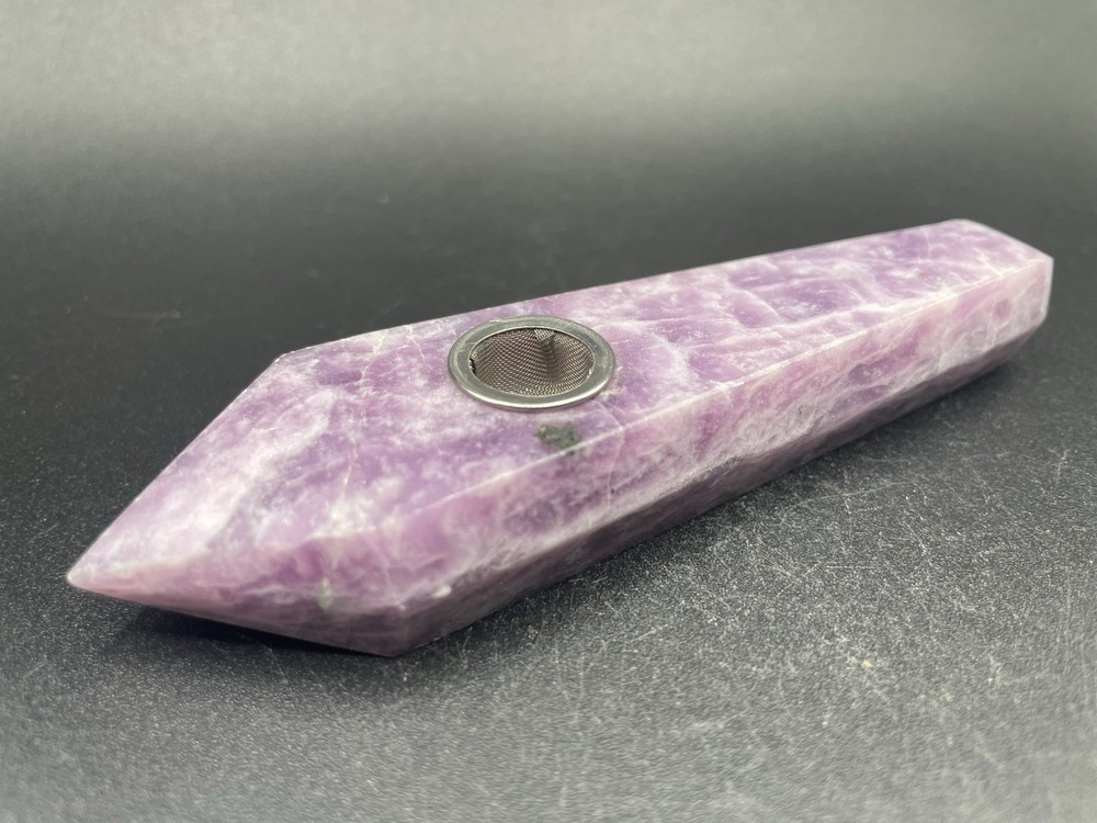 Lepidolite Pipe 99g