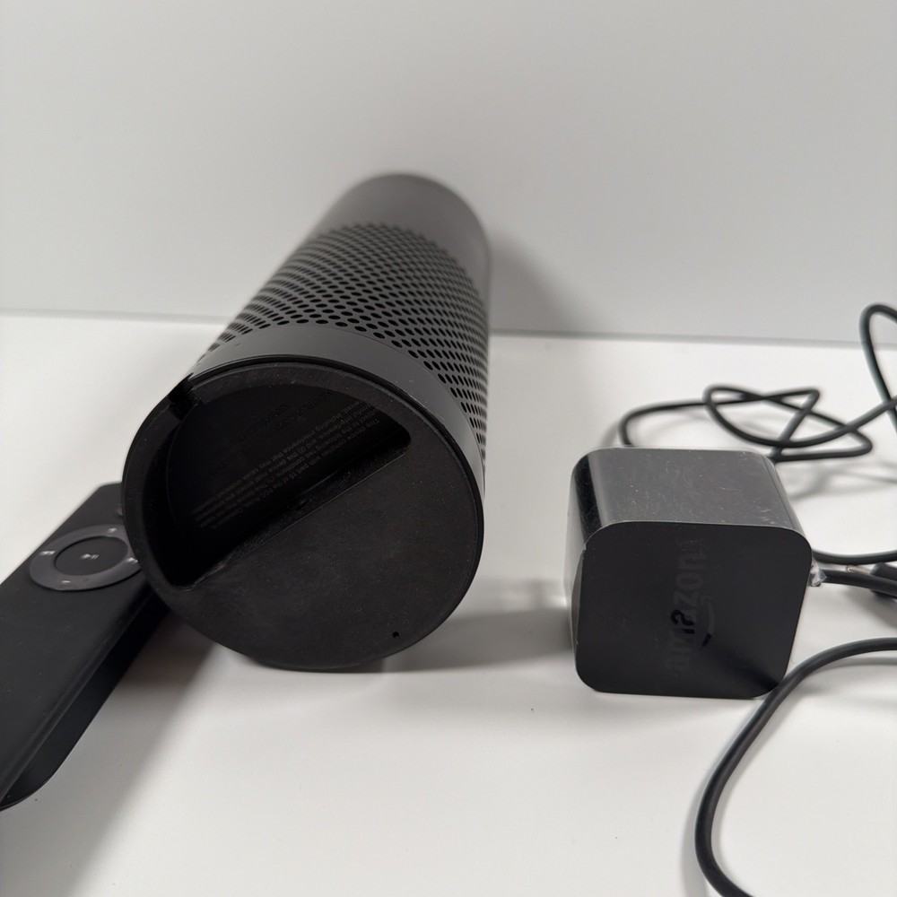 Amazon Echo 1st Gen w/ Remote & Holder– Tested/Reset