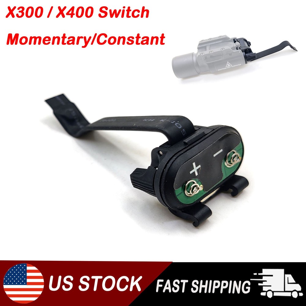Tactical Flashlight Switch Remote Button Switch- For X300 X400 Light Tail Switch