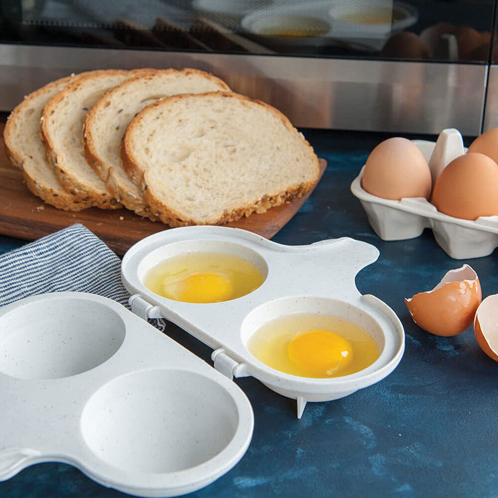 Nordic Ware 64702 2-Cup Microwaveable Egg Poacher