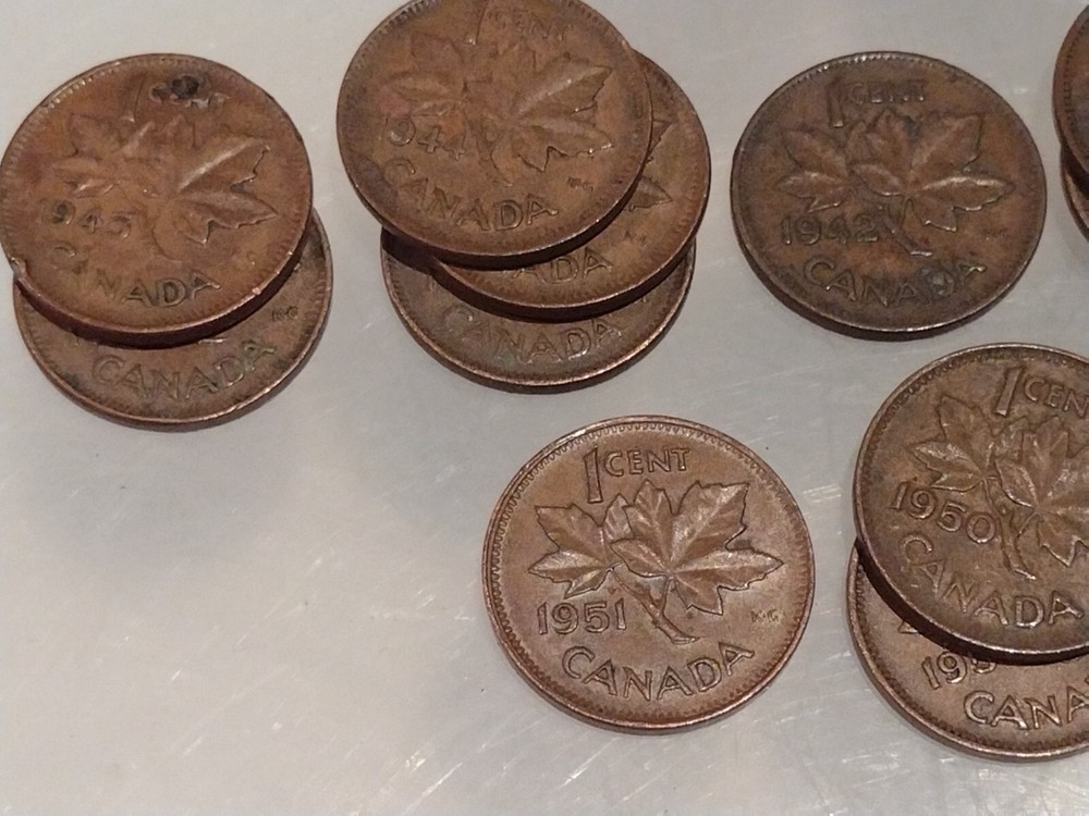 Rare Canada Five & One Cent Mix Lot