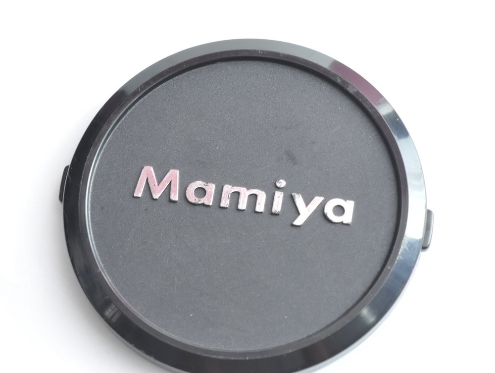 Mamiya 77mm Black / Silver Snap On Front Lens Cap