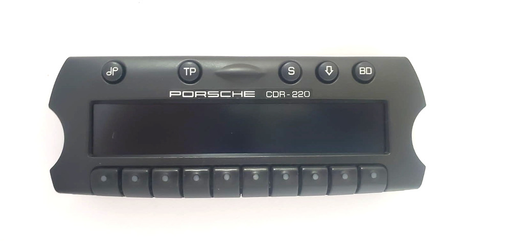 Porsche/Becker CDR220/CDR22 Replacement Face $50 core credit available