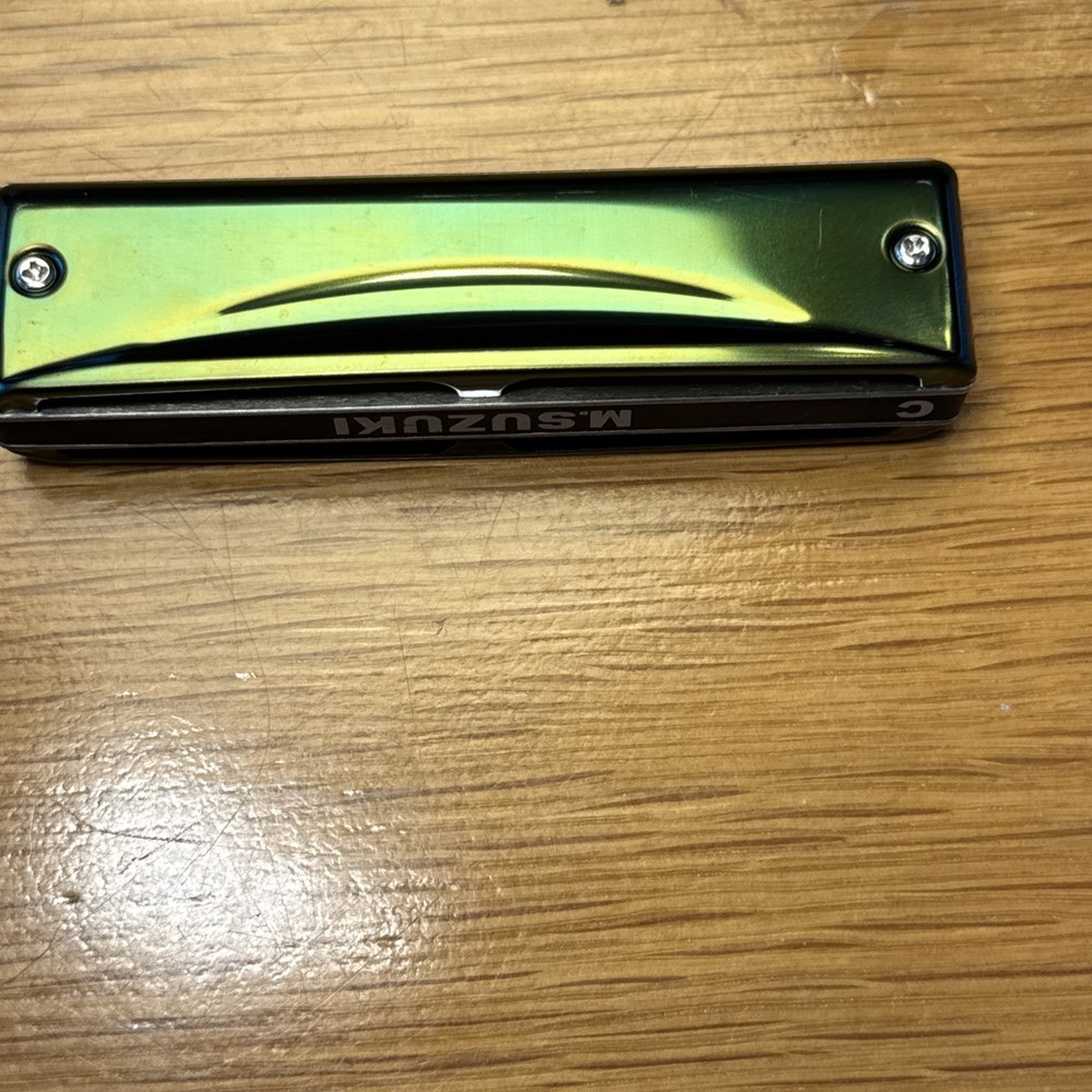 Suzuki C-20 Olive 10-hole Diatonic Harmonica - C Major
