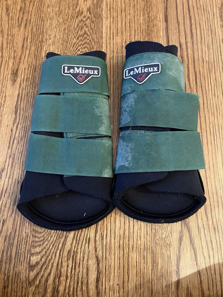Lemieux Grafter Brushing Boot Size Large- Hunter Green