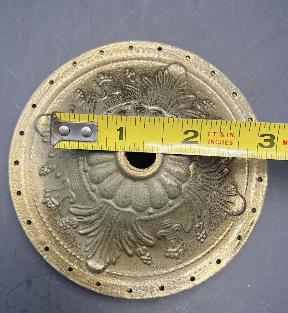 VTG 2 matching solid bronze decorative architectural embellishment rosettes Base