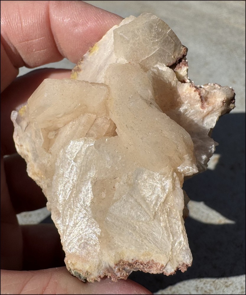 ~Shimmery~ Peachy STILBITE Crystal Cluster - Intuition, Creativity