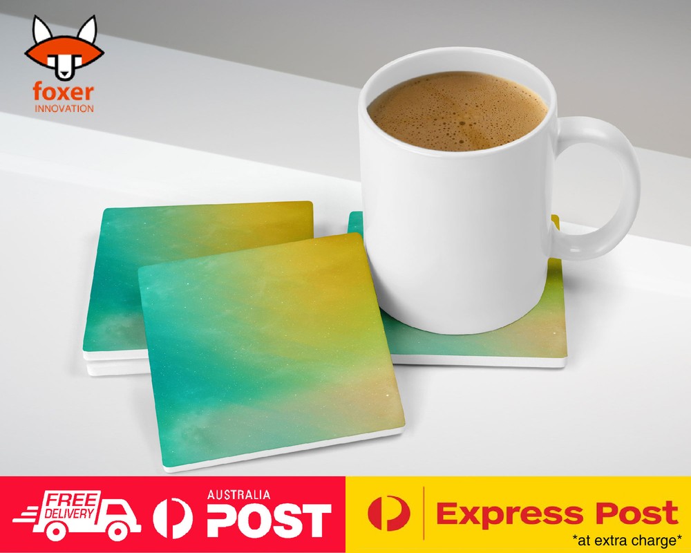 COASTER COFFEE DRINKING MAT|MULTICOLOR SPACE NEBULA GALAXY #3