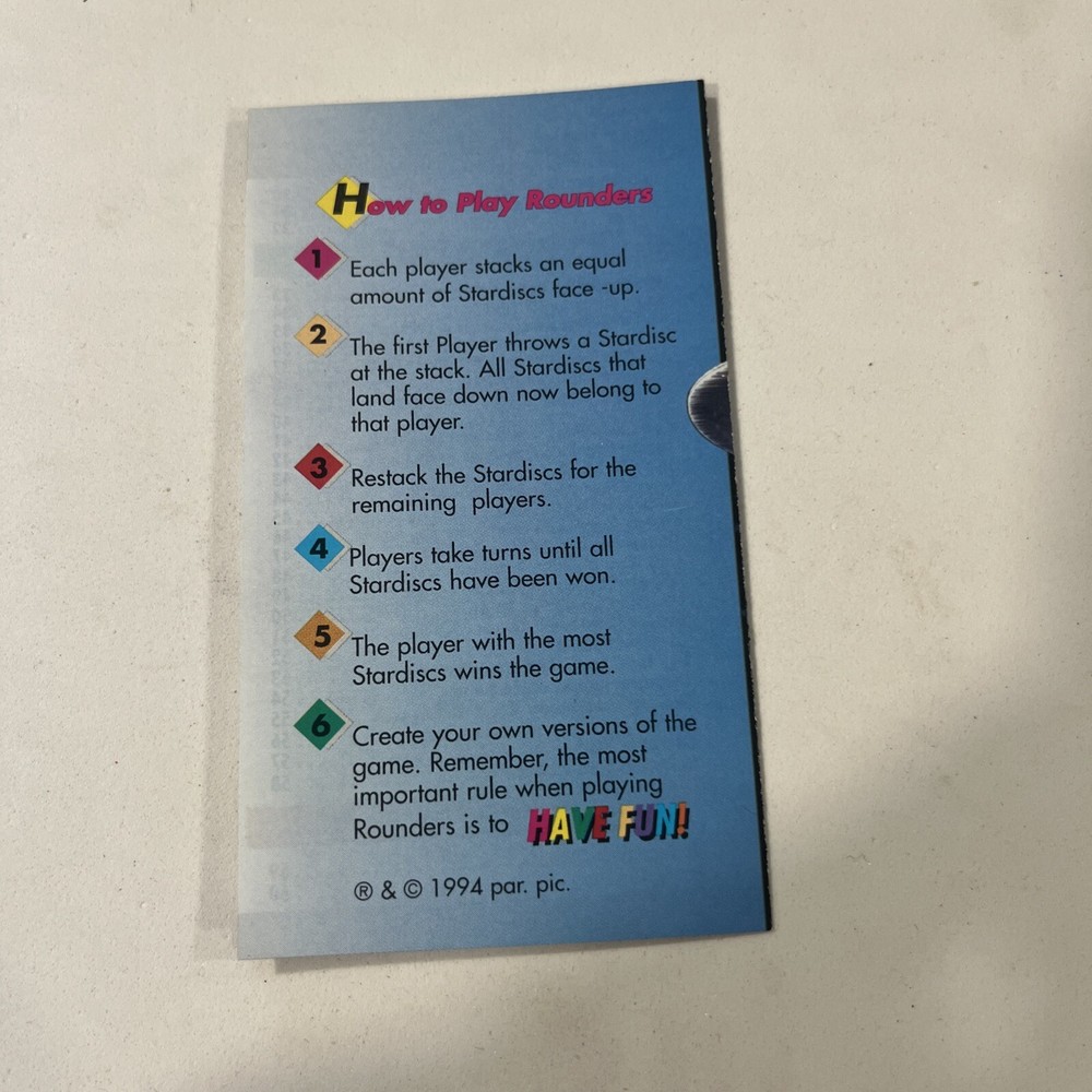 1994 Star Trek The Next Generation Stardiscs Launch Edition Packet