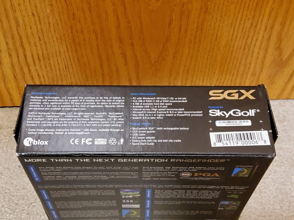 SkyCaddie SGX Golf GPS 2011 Version EUC