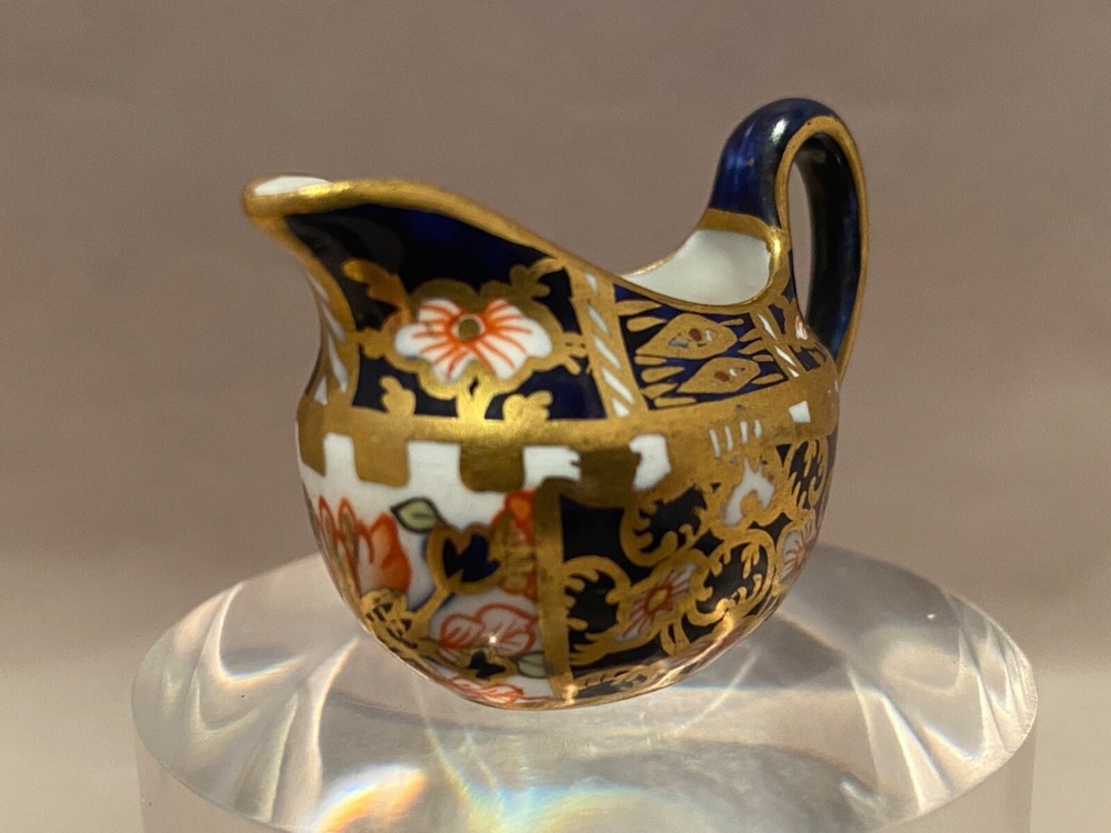 Royal Crown Derby Miniature CREAMER Pattern 6299 Date Stamp 1925