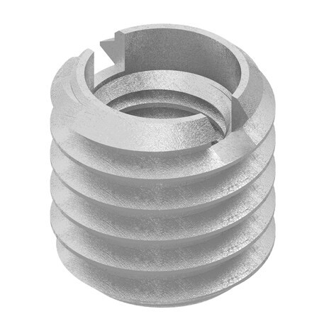 Thin Wall Self Locking Thread Insert, 1/4"-28 Int Thrd Sz, Steel, Ez-310-428