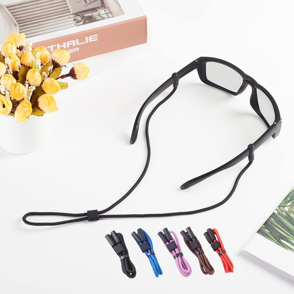 Sunglass Strap, Eyeglasses String Holder Straps Standard, 5pcs Multi Color