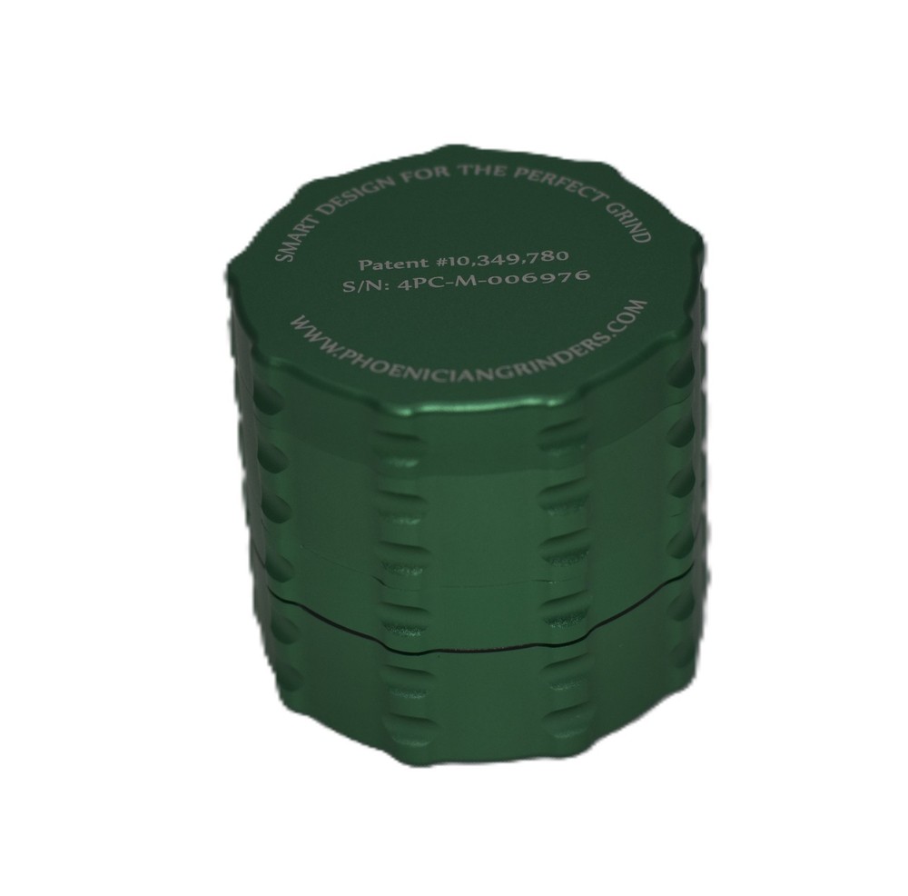 Phoenician - Medium 4 Piece Green Grinder Authentic