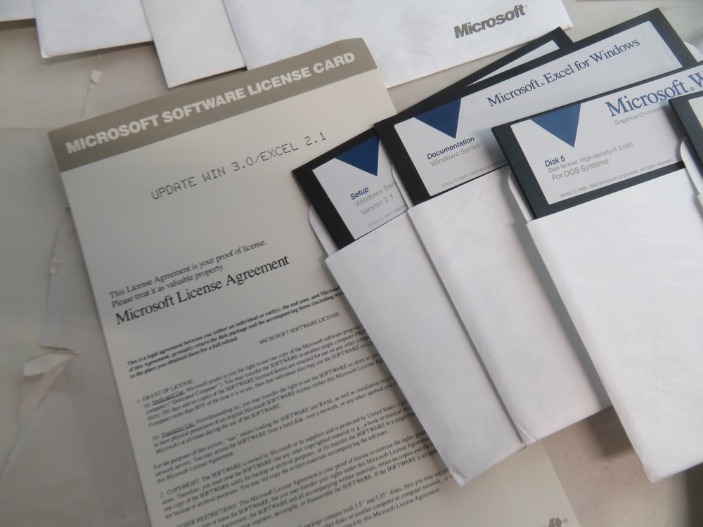 Microsoft Excel Floppy Disks Lot