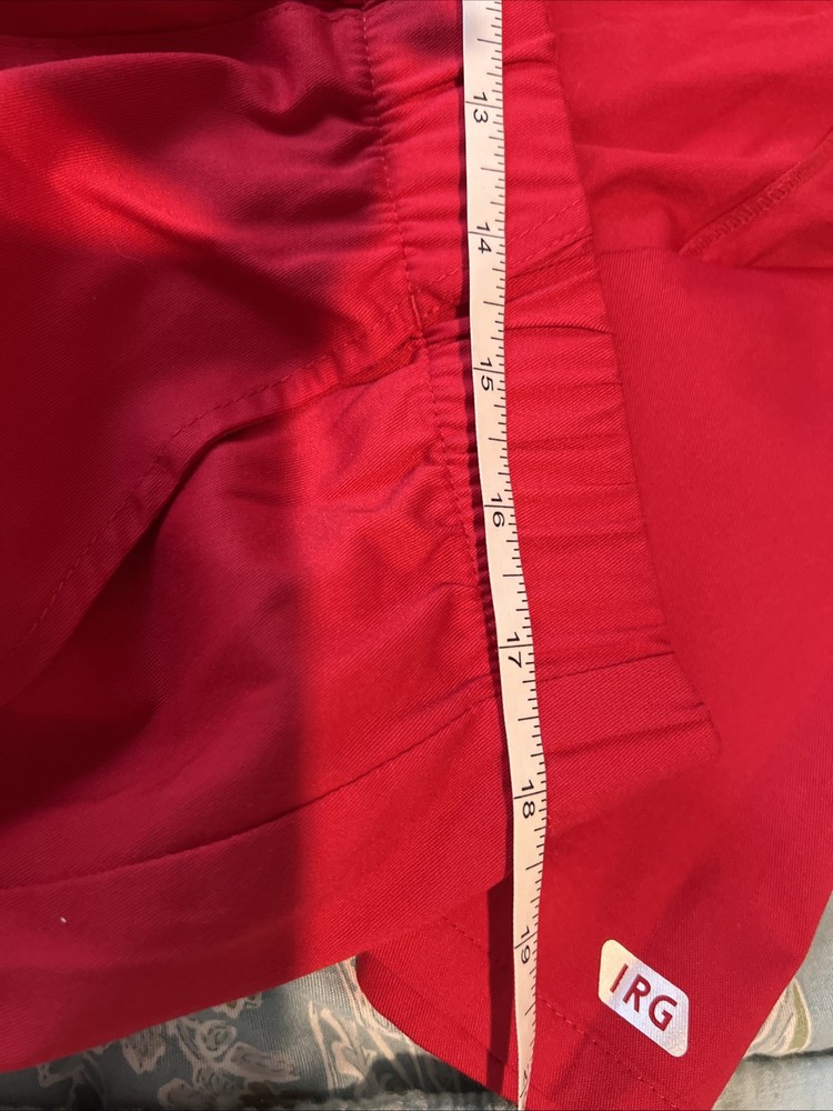 Edge by IRG Red Scrub Set Xl Top And Bottom