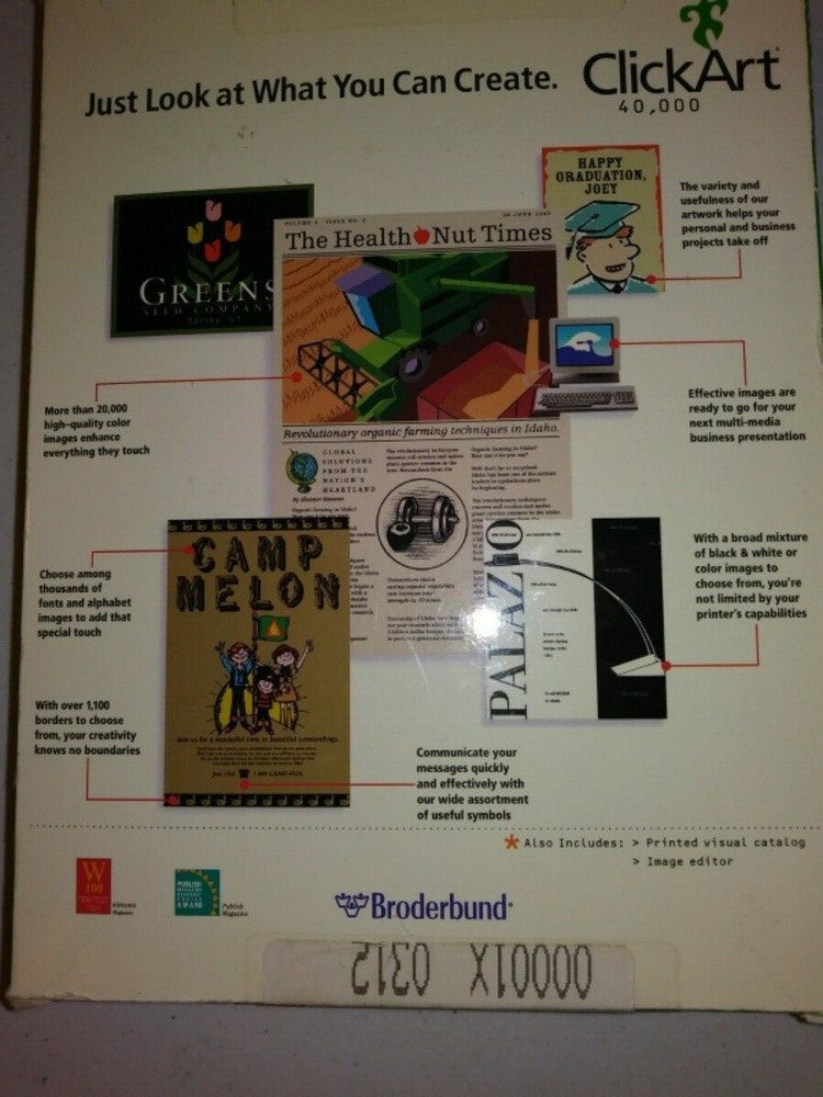 Click Art 40,000 Starter Image Pak w/Users Guide, Visual Catalog, 3 CDs