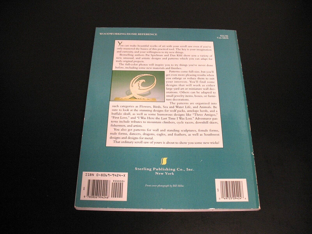 ARTISTIC SCROLL SAW PATTERNS & PROJECTS WOODWORKING SOFTCOVER SPIELMAN KIHL