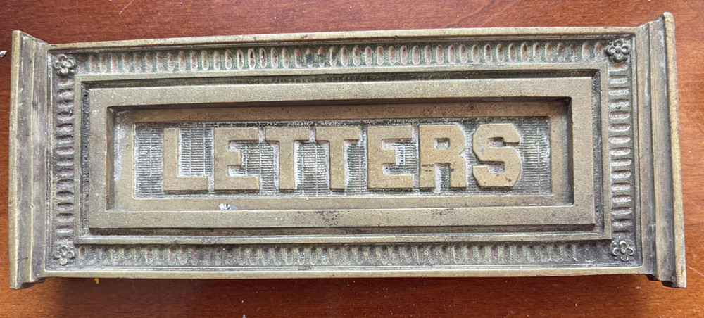 Mail Letter Slot Antique Brass