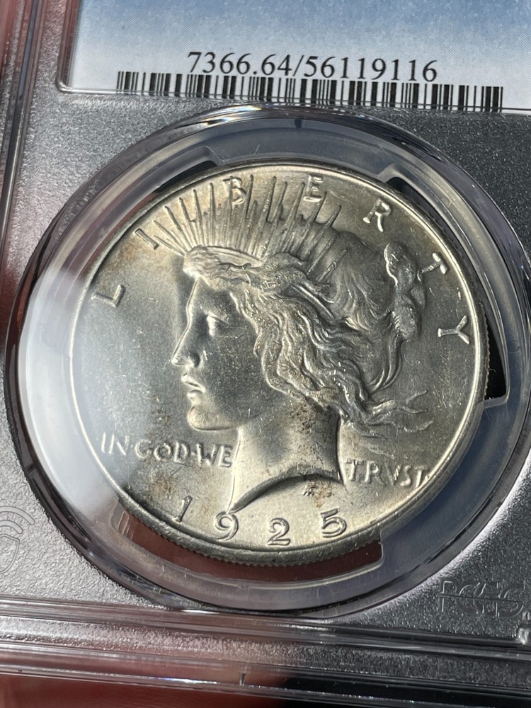 1925-S PCGS MS64 Peace Silver Dollar Tough Date