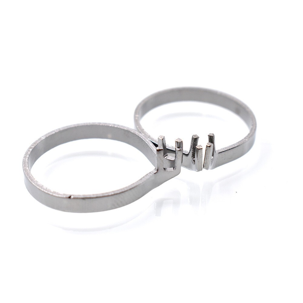 4X Dental Sectional Contoured Matrix Clamp Square Ring Holder for Placing Matrix