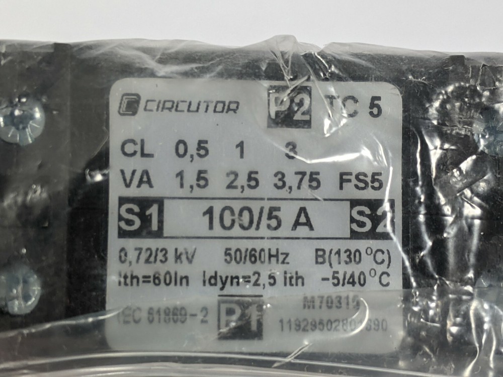 Current transformer by Circutor TC5 100/5A M70315