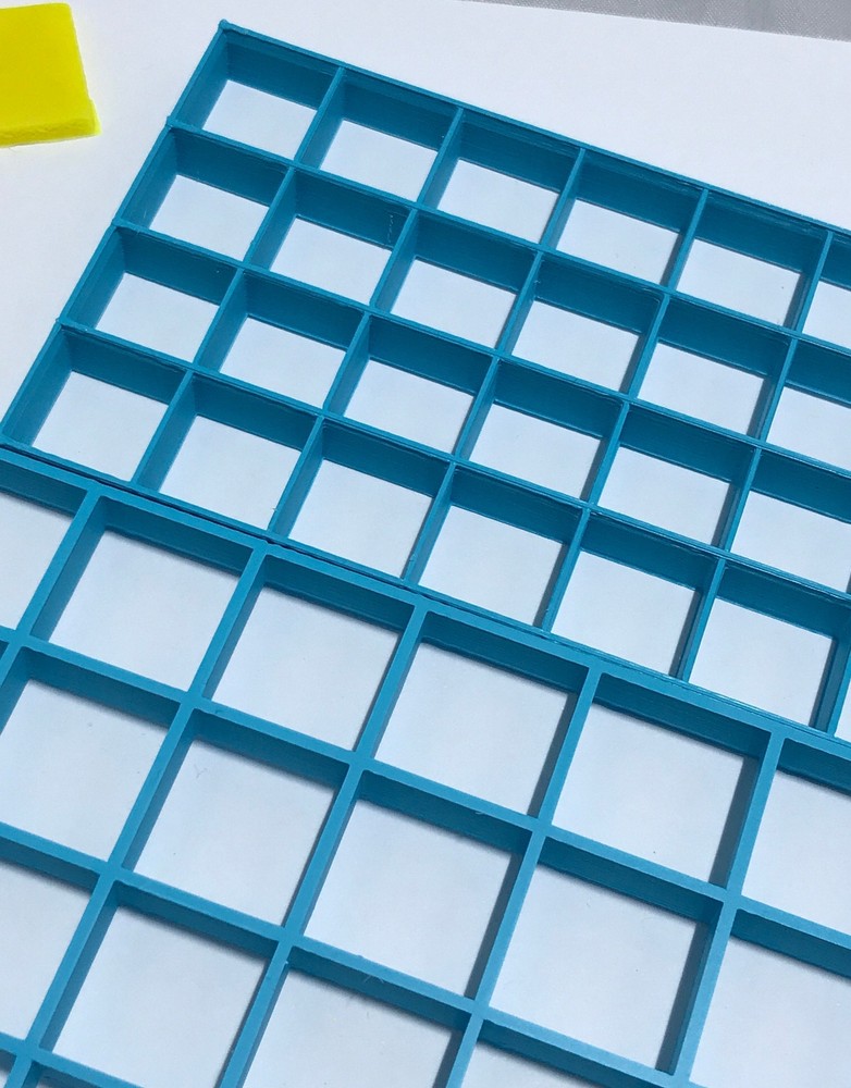 2cm 2.5cm 3cm Grid Cutter Multi Square Sharp Edge Cookie Fondant Cutter Set Mine