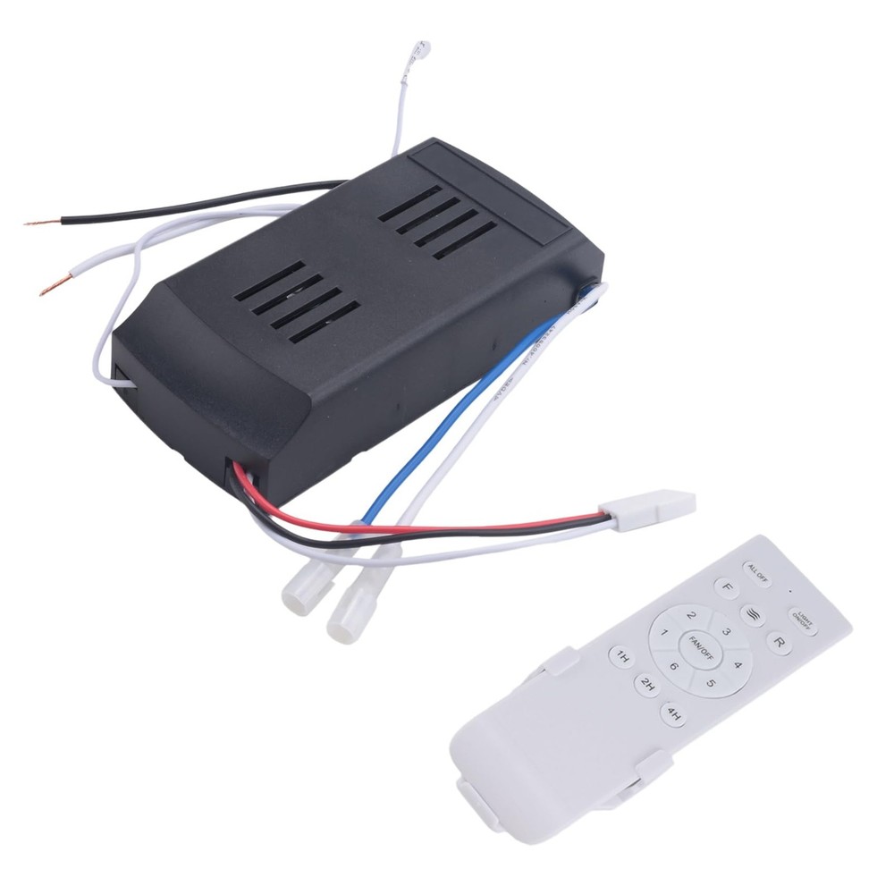 Universal Ceiling Fan Remote Control Kit Replacement, 6-Speed & Timing, Remot...