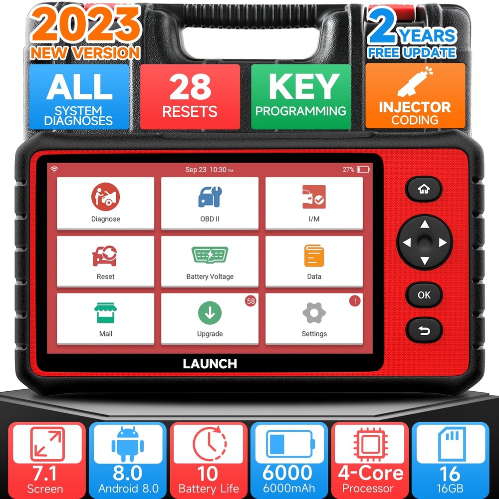 LAUNCH CRP909 All System OBD2 Scanner Car Diagnostic Tool Key Coding TPMS