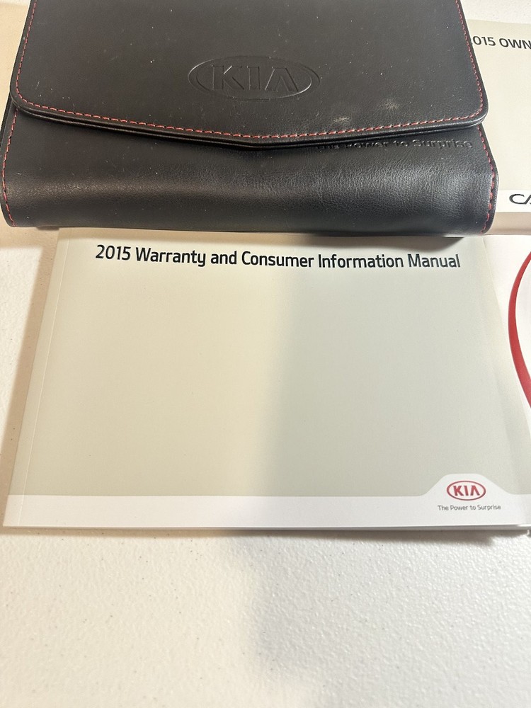 2015 Kia Cadenza Owner's Manual Set