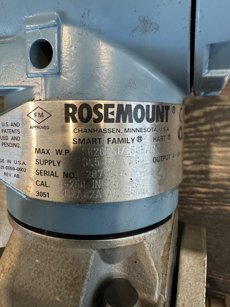 Rose mount CD2A02AIAH2E5L4 pressure transmitter