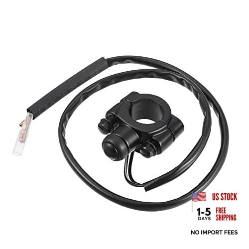 1 Pcs 7/8" Motorcycle Handlebar Control Horn Start Switch Button with