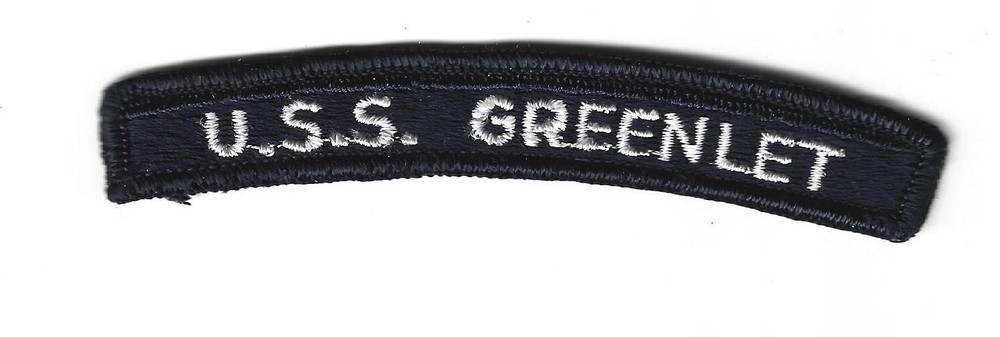 Vintage  Navy USS GREENLET Shoulder Patch