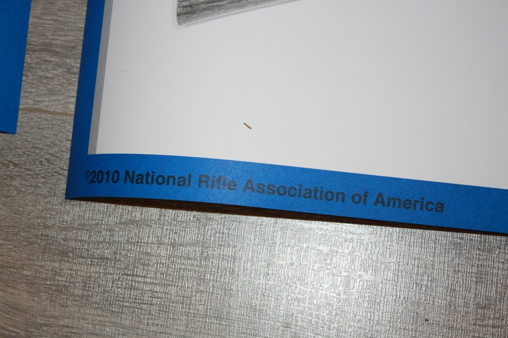 2010 NRA 8 POSTER SET RIFLE POSTERS