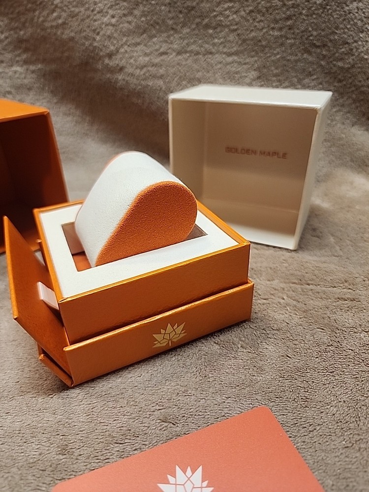 Golden Maple Watch Empty Box