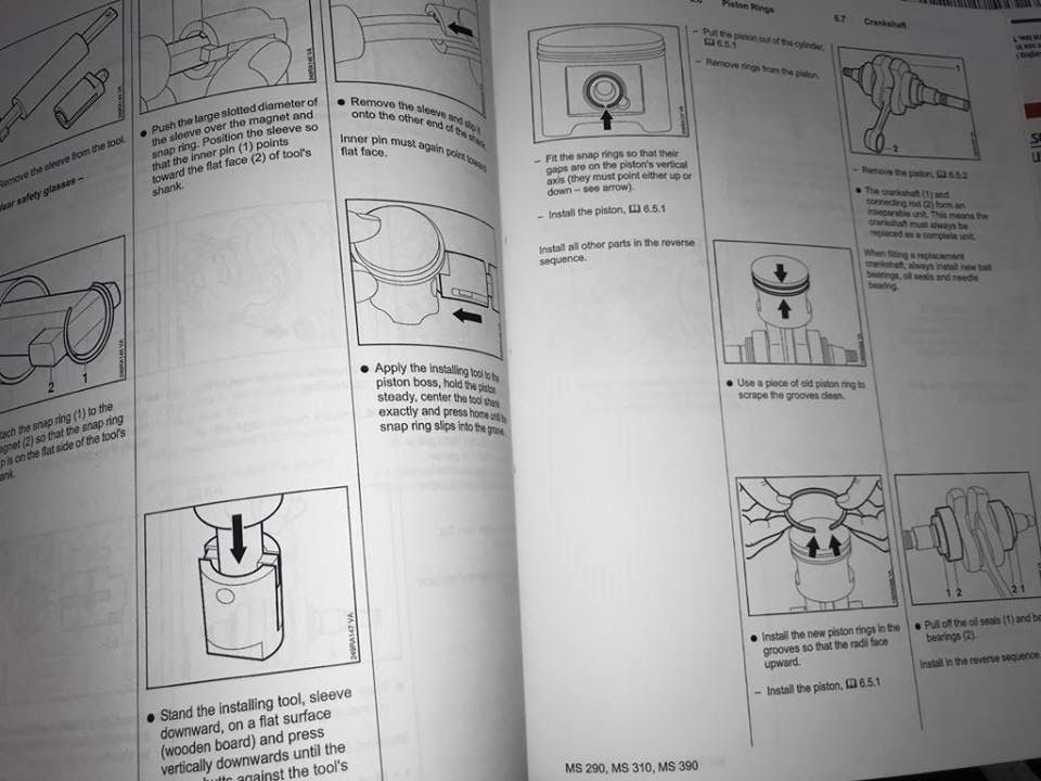 MS 270, 280 MS270 MS280 Chainsaw Workshop Service Manual