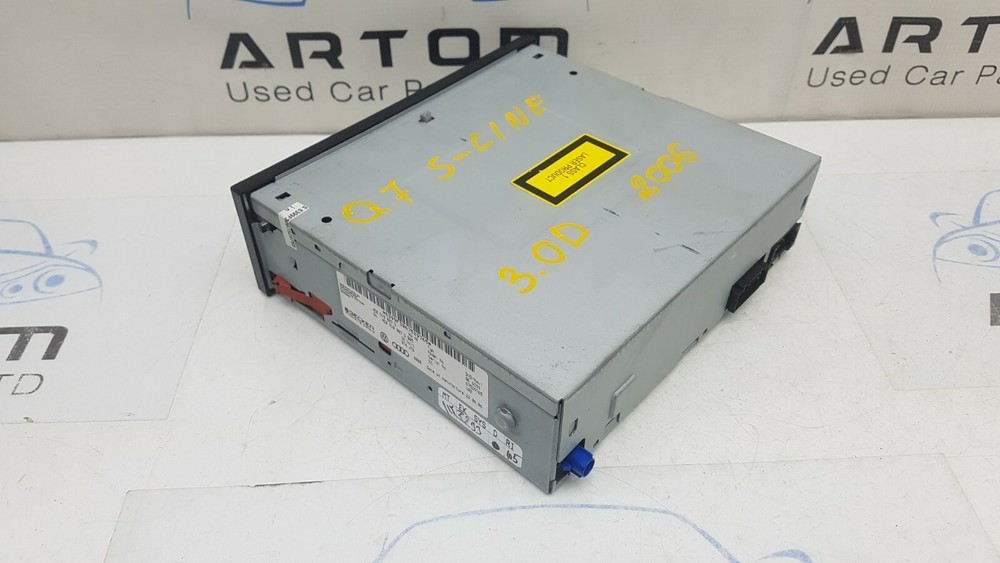 2006 AUDI Q7 4L S-LINE SAT NAV UNIT DVD READER PLAYER 4E0919887D BECKER