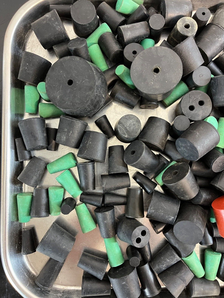 Assortment of Rubber Lab Stoppers, Approx. 4 Lb