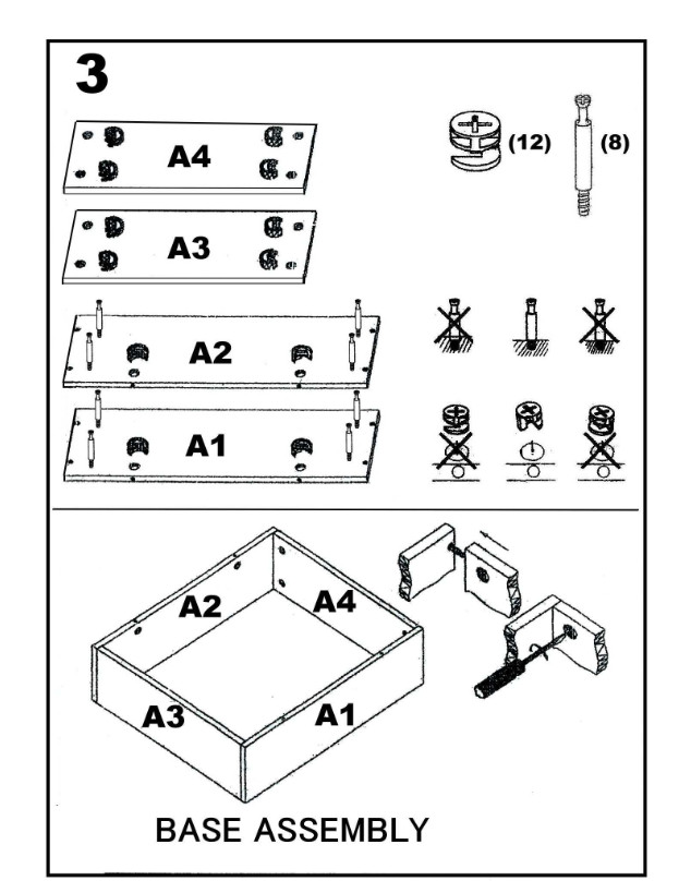 3 Display Level Standing Shelf Unit Waterfall Table Display 60"x42"x39" | WHITE