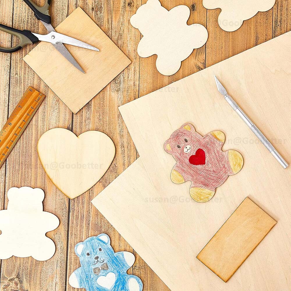 Solid wood sheet/ wood Sheets Model Making Architect Arts Crafts 1-6mm Thickness