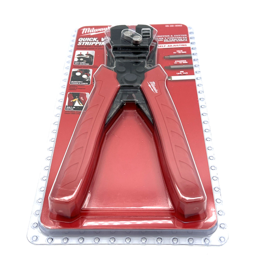 Milwaukee Wire Stripper & Wire Cutter Tool Self-Adjusting 48-22-3082