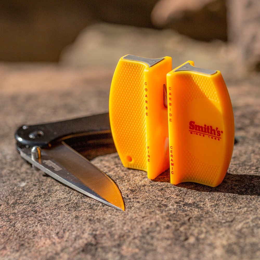 Smith's CCKS 2-Step TUNGSTEN CARBIDE & CERAMIC knife sharpener AC87 NEW!