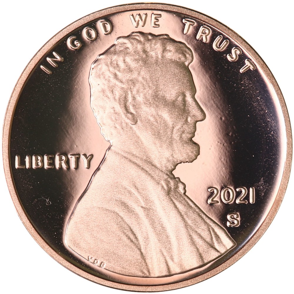 2021 S Lincoln Shield Cent Gem Deep Cameo Proof Penny